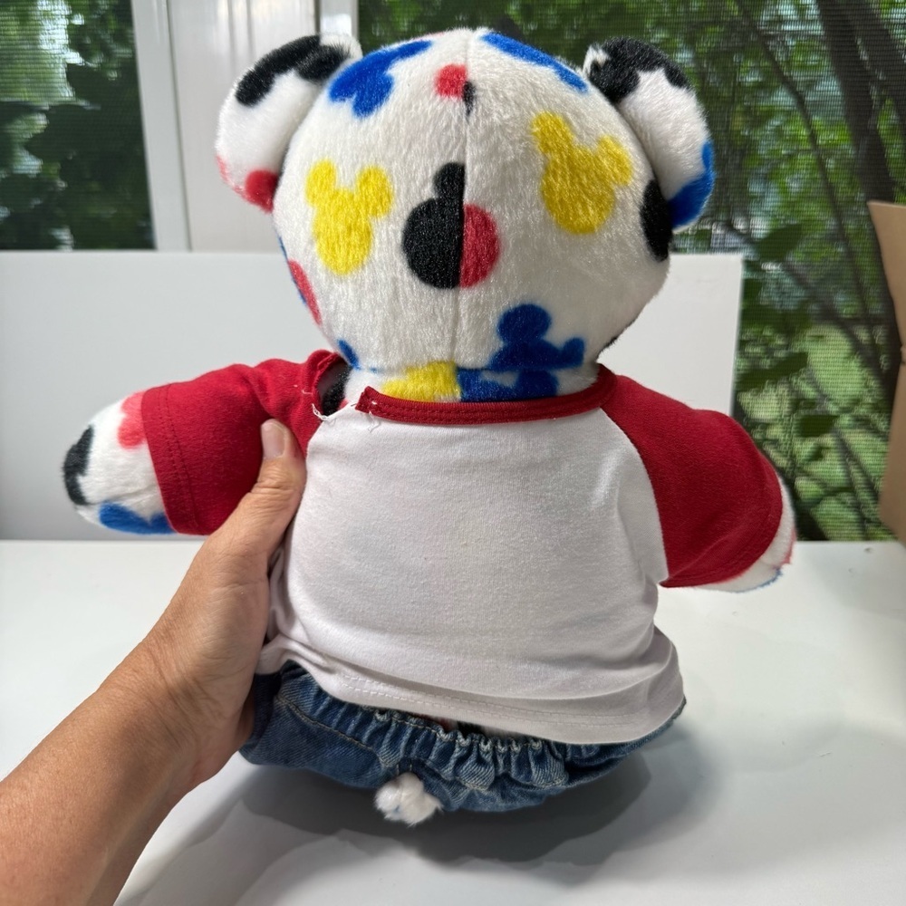 Build-A-Bear Disney Mickey Mouse Plush - Red, Yellow, Blue, Black - Picture 7 of 15